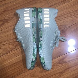 Nobull trainers floral shop mint green
